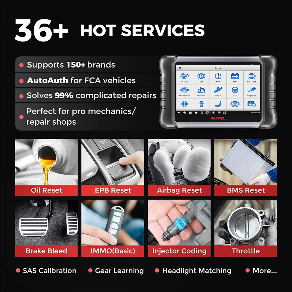 2025 Autel MaxiCOM MK808S PRO AUTO OBD2 Diagnóstico Codificación Clave Español - Imagen 4 de 4