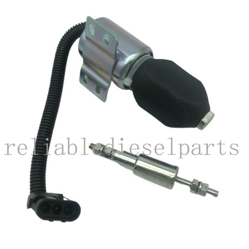 Stop Solenoid 1700-1512 1751ES-12E6ULB1S5 For Perkins Lincoln Vantage 400 - Picture 3 of 4