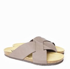 PLAKTON MEN'S CORK SLIPPER WITH MEMORY INSOLE