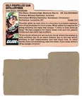G.I. JOE ARAH Series 3 (1984) Artilleryman THUNDER Original Vintage Filecard