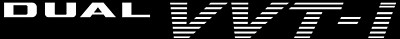 DUAL VVTI vinyl Sticker Decals - SET of 2