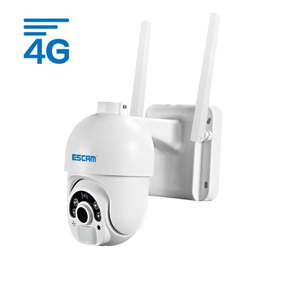  IP66 PIR Alarm dome ESCAM QF450 IP Camera Solar Panel 1080P Two Way Audio  - Image 4 of 4