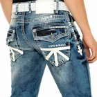 Cipo & Baxx UNION mens Jeans denim thick stitch straight cut all sizes