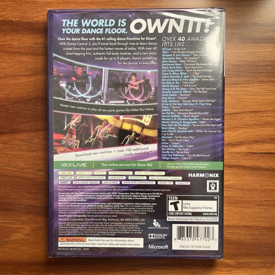 Dance Central 2 - Microsoft Xbox 360, Kinect, 2011 - Brand NEW Factory SEALED - Image 2 of 4