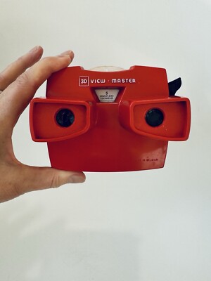 3D View Master Model J rot 60er Jahre mit seltenen Rollen Thunderbirds, Stingray & andere