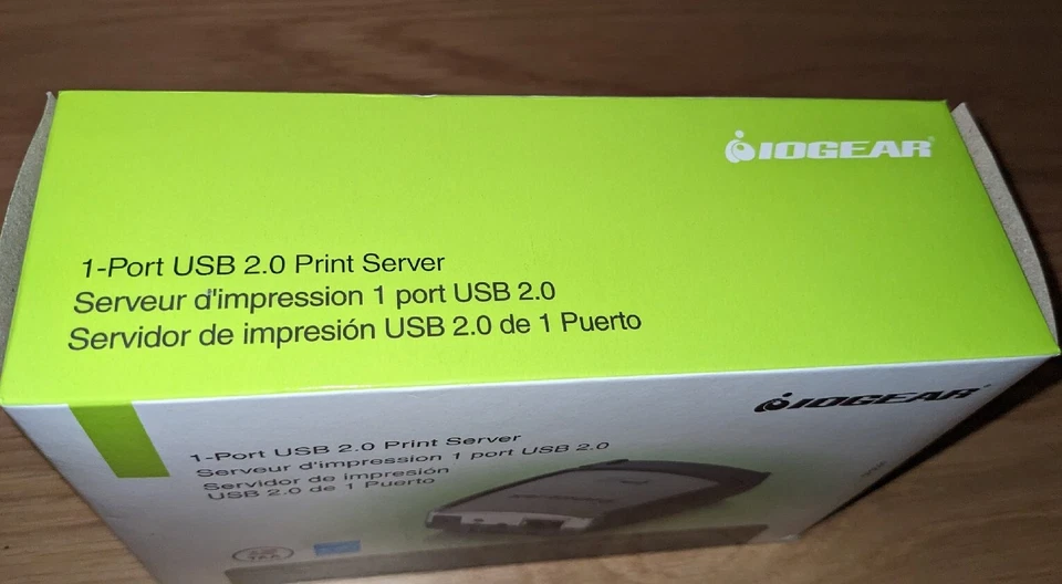 IOGear GPSU21 1-Port USB 2.0 Print Server w/ AC ADAPTER - Image 4 of 4