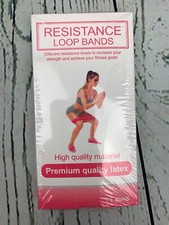 Resistance Loop Exercise Bands Set of 5 Fitness Bands Perfect