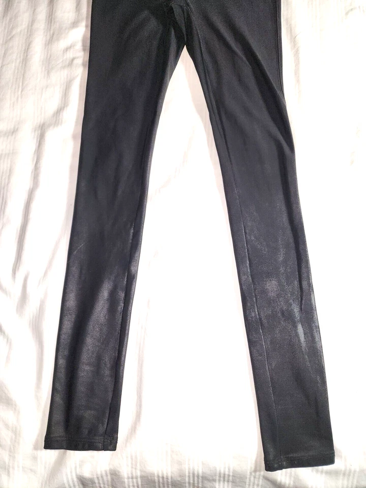 Leggings Spanx Sara Blakely para mujer XS negros ropa activa entrenamiento yoga jegging Foto 3 de 4