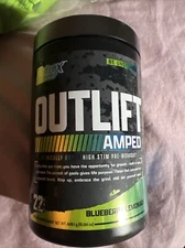 Nutrex Research Outlift Amped 22 Servings Blueberry lemonade BBD 11/26 …D