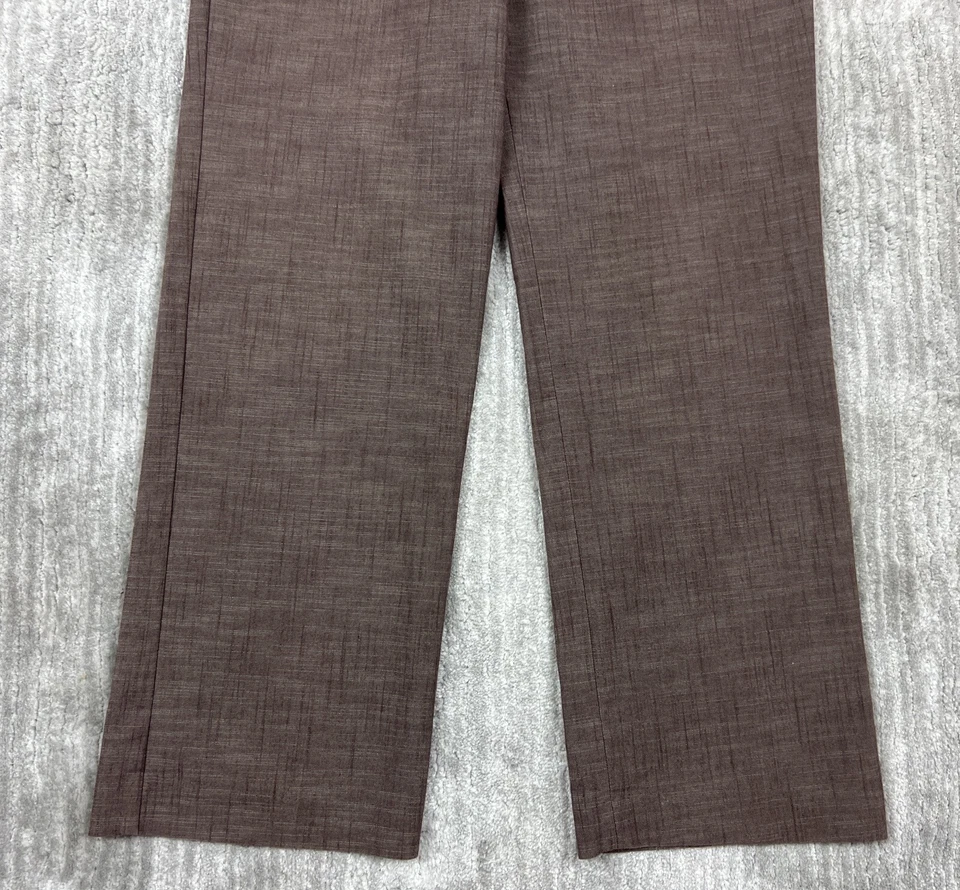 New Directions Pants Womens 8 Brown Straight Leg - Image 3 of 4