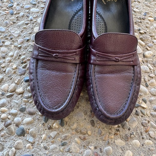 SAS Easier Slip On Loafers Women's 8.5 Antique Wine Leather Wedge Comfort Shoes - Picture 3 of 11