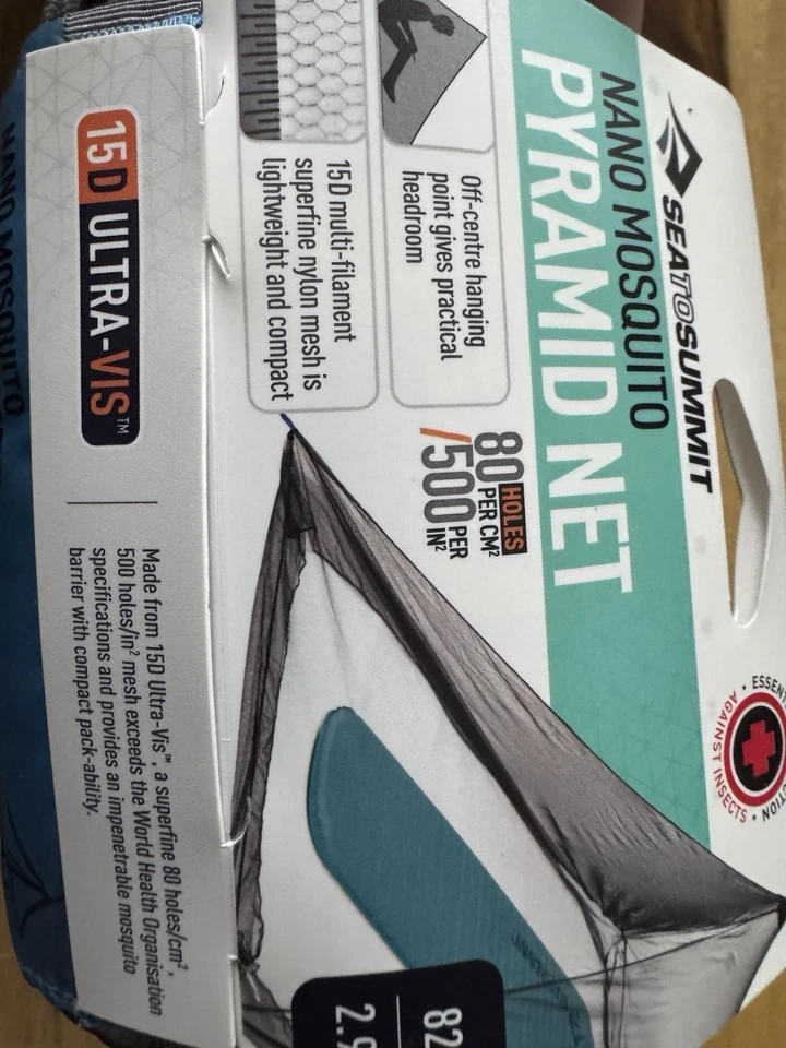 Sea To Summit Nano Mosquito Pyramid Net, Single NWT - Image 2 of 3