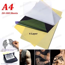 Tattoo Transfer Paper Stencil Carbon Thermal Tracing Hectograph Supplies Sheets