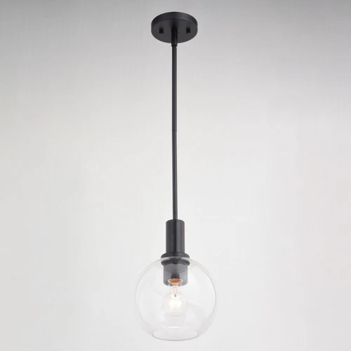 Vaxcel Lighting P0406 Marshall 8"W Mini Pendant - Black - Picture 4 of 12