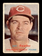 1957 Topps #233 Art Fowler Reds VG *5q