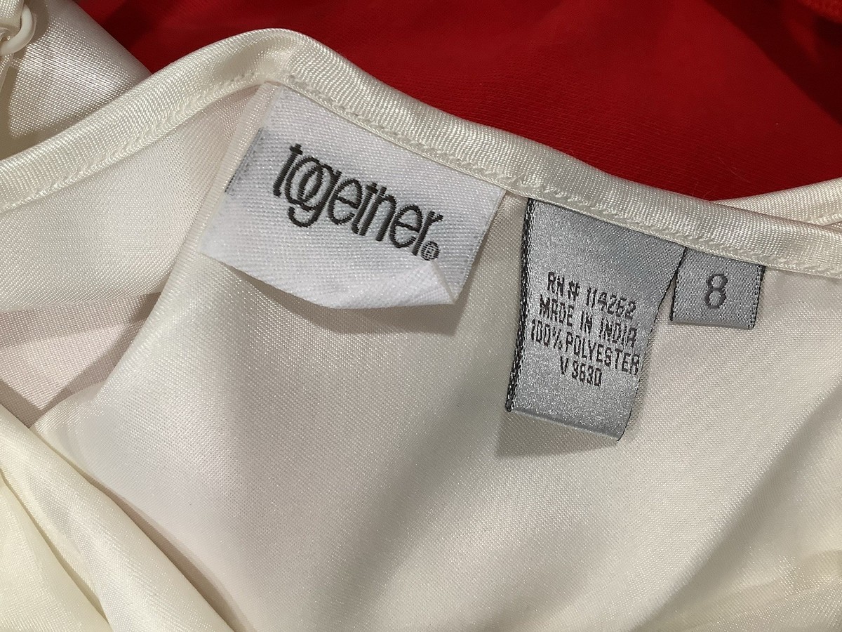 Together cream nylon camisole with lace Size 8 | eBay