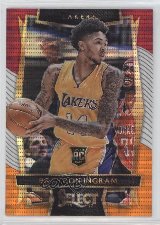 2016 Panini Select Concourse Tri-Color Prizm Brandon Ingram #91 Rookie RC 06vc