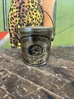 VINTAGE CHRIS NELSON 1 LB LARD TIN CAN SIGN DOON IOWA PIG FARM KITCHEN DECOR