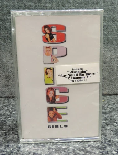 Spice Girls Cassette Sealed Virgin Records 1996 Wannabe 2 Become 1