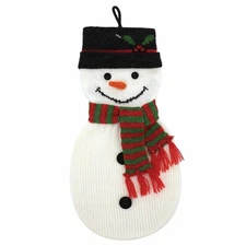 Cheerful Winter Snowman Christmas Stocking