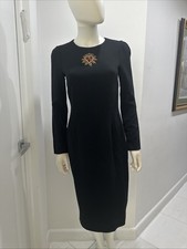 Dolce Gabbana Black Dress 42 IT 