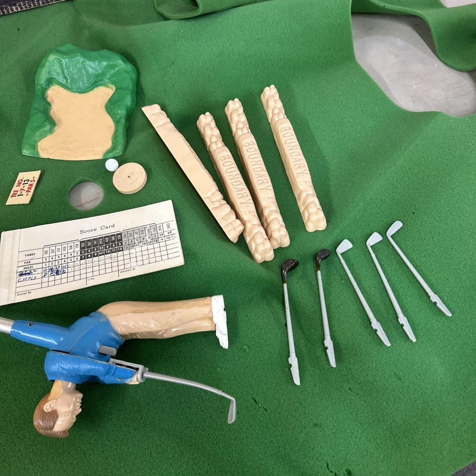 Vintage 1968 Arnold Palmer's Indoor Golf Course Game MARX 5280 Large - Image 2 of 4