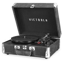 Victrola Journey  Bluetooth Suitcase Record player Grey