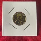 1943 Genuine Steel Wartime Wheat Cent 24k Plated Gold Plated