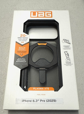 UAG iPhone 17 Pro Case 6.3'' Plasma XTE Rugged MagSafe Kickstand New