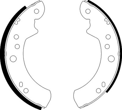 TEXTAR 91037701 Bremsbackensatz für CARBODIES,LTI