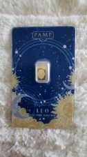 Pamp 0.5g 999 Fine Gold Leo Bar