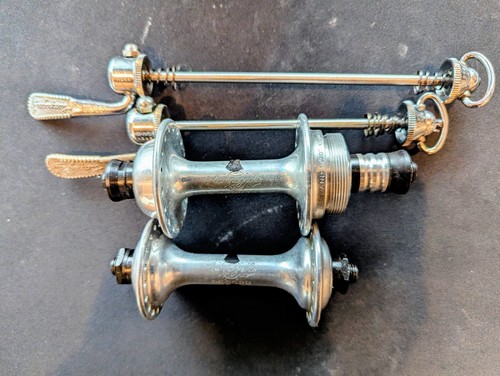 Ancien moyeu record Campagnolo FRANÇAIS 120 bride haute 36 trous 36h