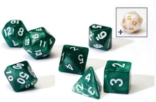 Sirius a Dice Pearl Green Acrylic Dice Set, Game