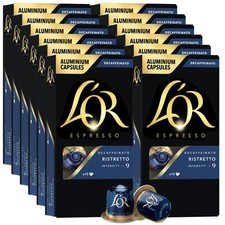 Decaf Espresso Capsules 100 Count Decaf Ristretto Singleserve Aluminum Coffee Ca