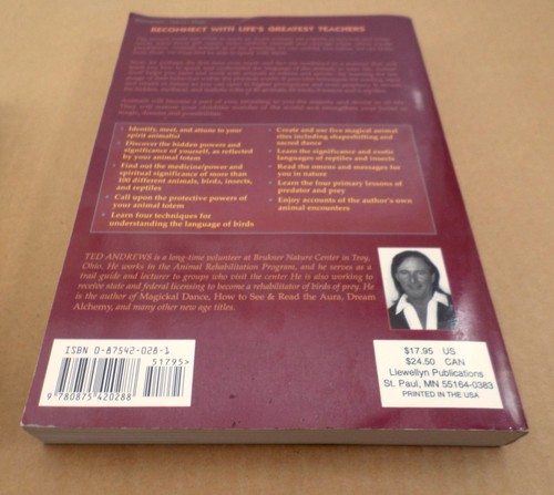 Animal-Speak Spiritual & Magical Powers Andrews ©1993 1st Edition 9th Printing - Picture 10 of 10