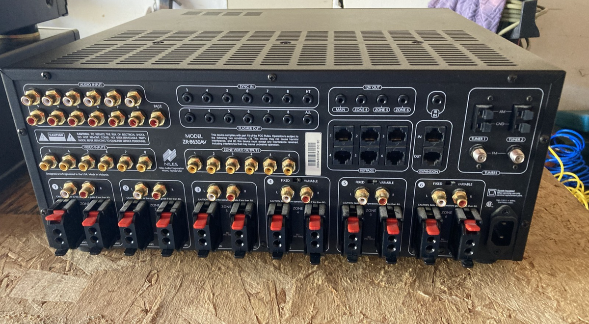 たま Niles ZR 8630AV 12 Channel 30 Watt Receiver for sale online | eBay