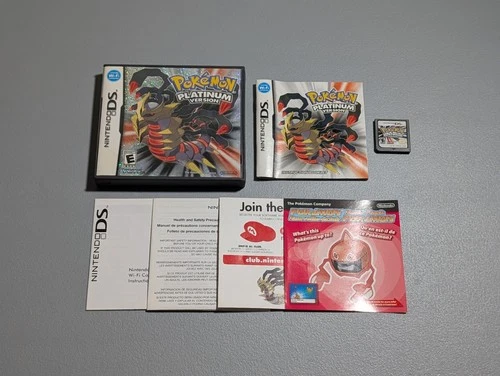 Pokémon Platinum Version (Nintendo DS) Complete CIB - Authentic - Tested