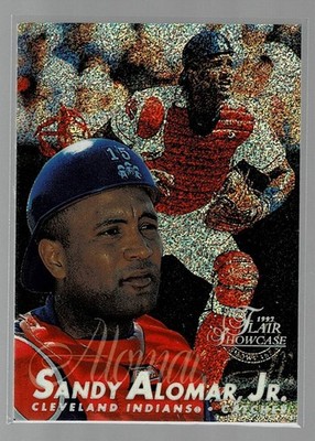 1997 Flair Showcase #115 Sandy Alomar, Jr. Flair Showcase Row 0 (Showcase)