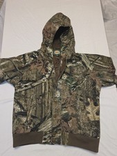 Cabela  s Child Youth Lg Camo Jacket Hood Pockets Zip Camouflage Winter  Coat