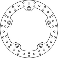 TRW Bremsscheibe (FüR: BMW R 1150 RS ABS R22 01-05 Hinten )