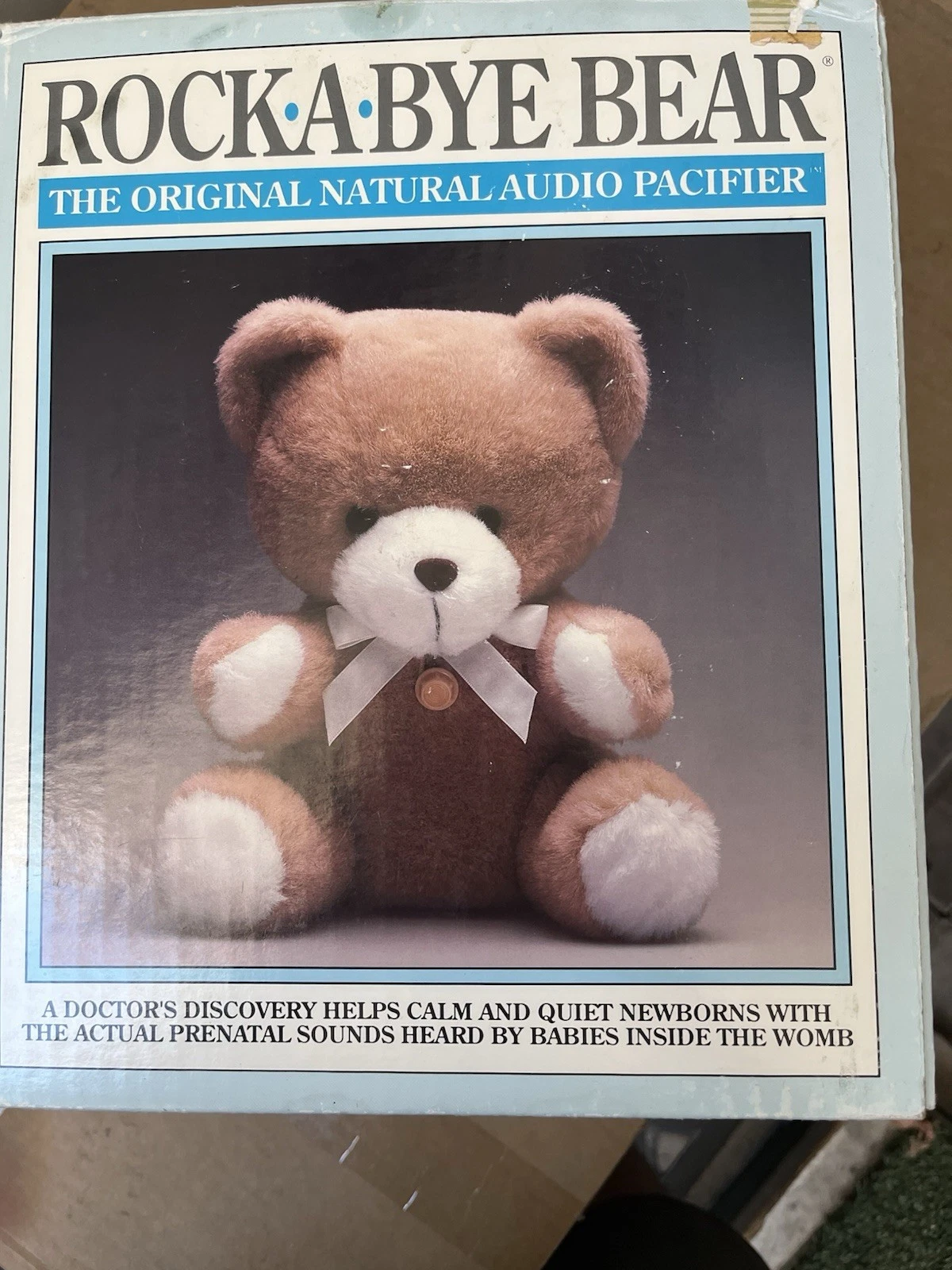 Rock -A- Bye. Bear The Original Natural Audio Pacifier Baby