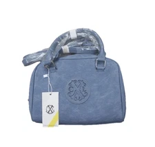 Christian Lacroix CXL Jasper PU Denim Satchel Crossbody Lt. Denim Blue $98