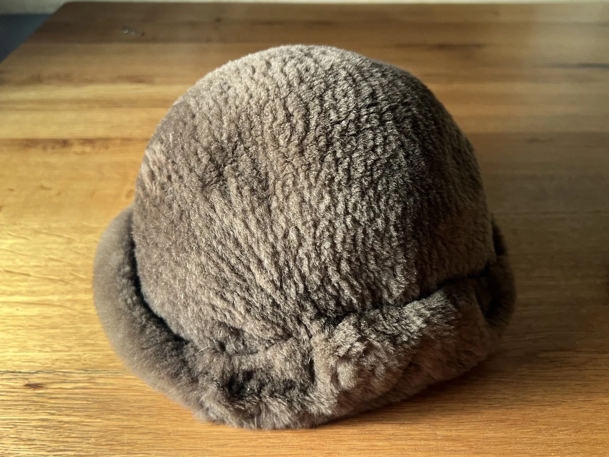 Vintage Wiegner Nürnberg Pelzhut Braun Teddy Plüsch Bommel 60er Mütze