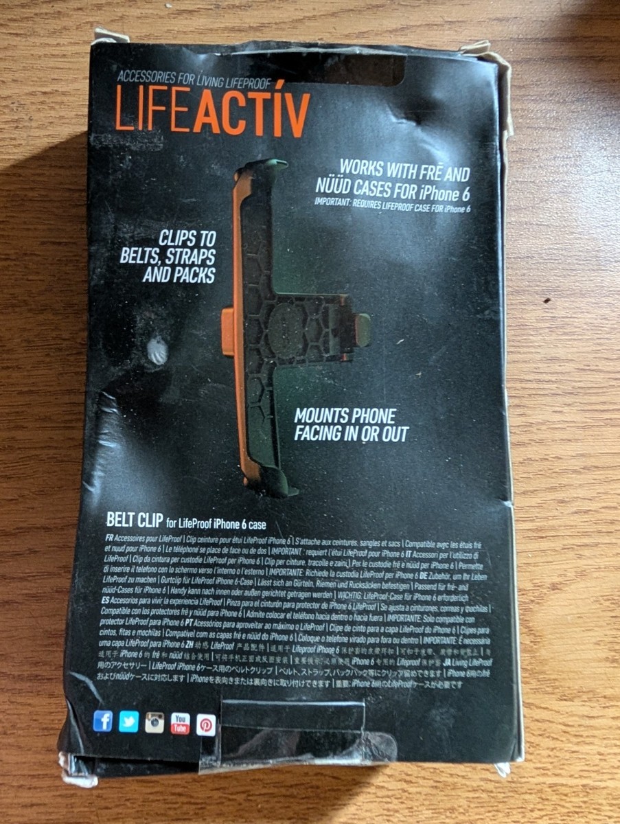 NEW LIFEPROOF LIFE ACTIVITY BELT CLIP FOR IPHONE CASE LIFEACTIV UC2-3