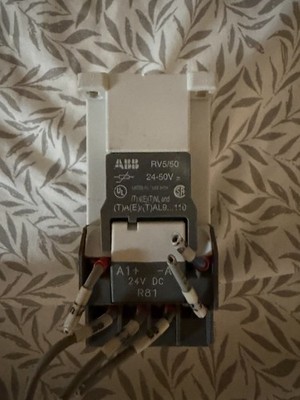 ABB RV5/50 General Purpose Relay 24-50V DC 1.5A Industrial Panel Mount