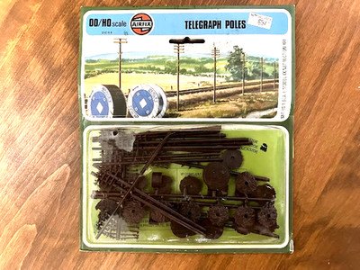 Vintage Airfix 1/72 HO OO Telegraph Poles  1973 (25-A223) Sealed