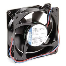 Ebm-Papst 4114Nh4 Axial Fan, Square, 24V Dc, Aluminum, 4 11/16 In W.