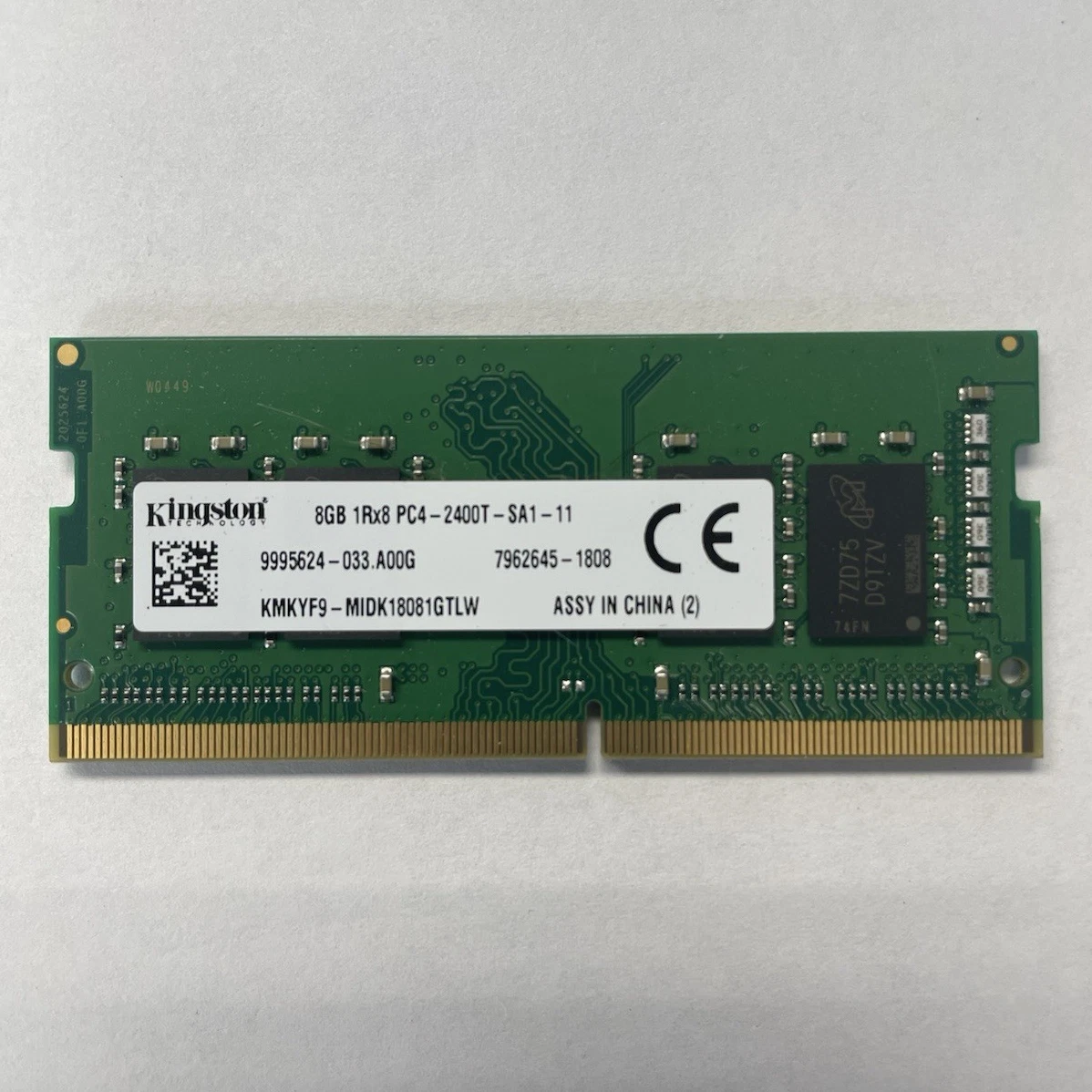 Kingston SO-DIMM Computer PC4-19200 (DDR4-2400) Bus Speed Memory