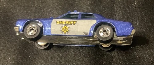 Vintage 1977 Hot Wheels Sheriff’s 701 Patrol Car Metal Base Malaysia
