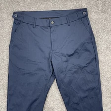 YoungLA Pants Mens 34x28 Blue Tech Chino Slim Fit Athletic